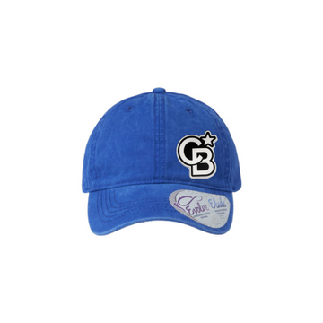Coldwell Banker Royal Infinity Her Ponytail Hat with White Patch