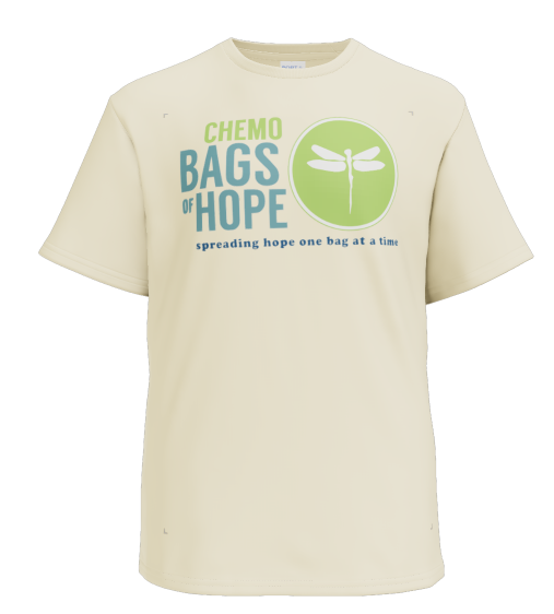 T-Shirt – Full Front Logo – Chemo Bags of Hope