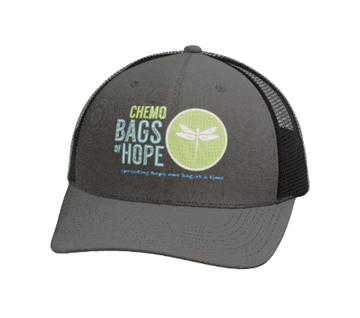 Richardson 112 Trucker Cap – Front Chemo Bags of Hope Logo