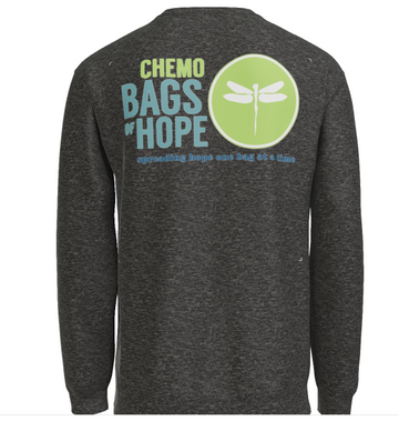 Crewneck Sweatshirt – Full Back Chemo Bags of Hope Logo