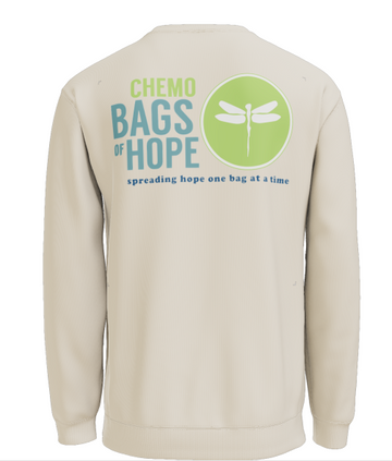 Crewneck Sweatshirt – Full Back Chemo Bags of Hope Logo