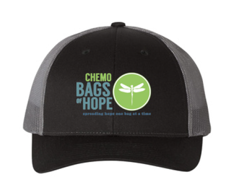 Flex Fit 110 Retro Trucker Cap - Front Chemo Bags of Hope Logo