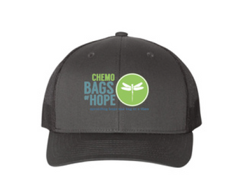 Flex Fit 110 Retro Trucker Cap - Front Chemo Bags of Hope Logo