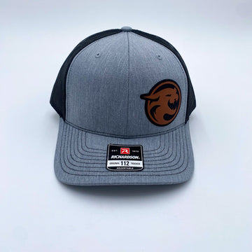 Mt. Spokane Heather Grey/Black with Rawhide Patch