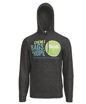 Pullover Hooded Sweatshirt – Full Front Chemo Bags of Hope Logo