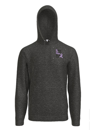 Pullover Hooded Sweatshirt – Full Back Front Pocket Chemo Bags of Hope Logo