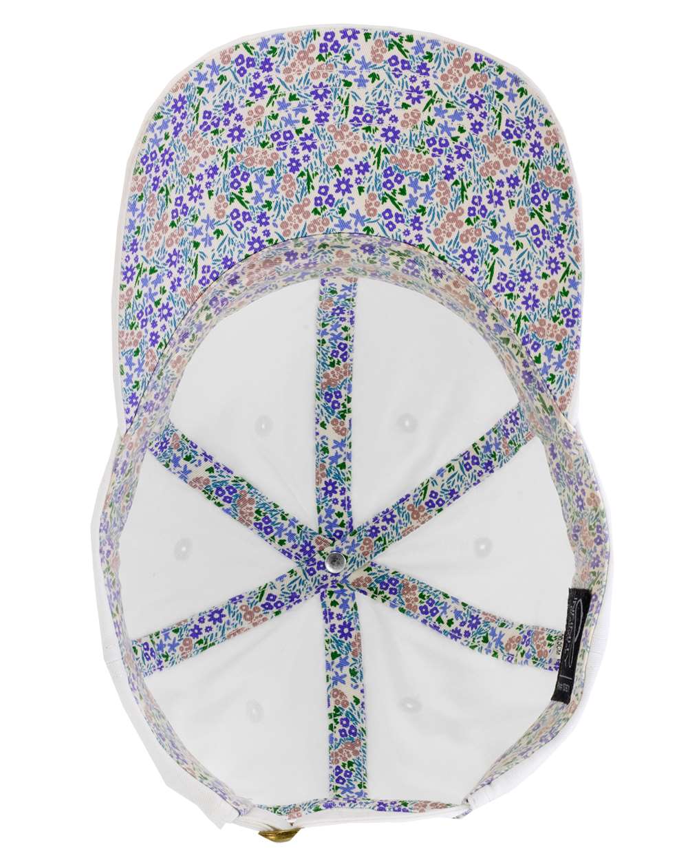 Coldwell Banker White Infinity Her Ponytail Hat with White Patch