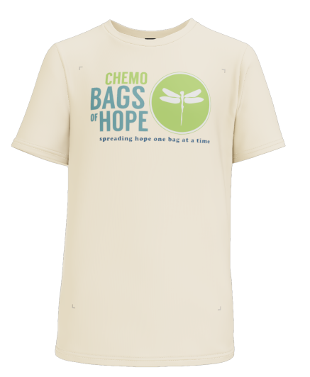 Youth T-Shirt - Full Front Logo - Chemo Bags of Hope