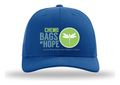 Richardson 112 Trucker Cap – Front Chemo Bags of Hope Logo branded mockup 5