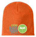 Knit Beanie – Front Chemo Bags of Hope Logo branded mockup 8
